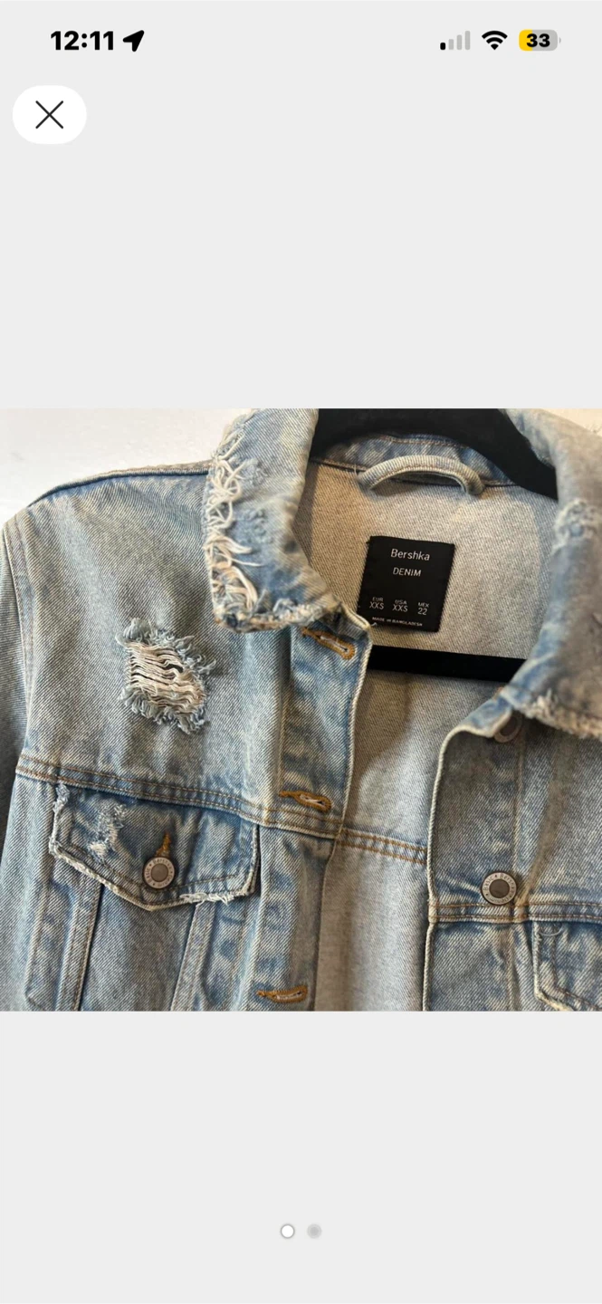Bershka Distressed Denim Jacket - photo 2