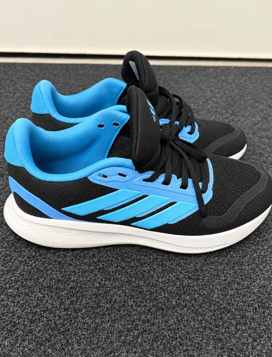 Adidas Running Shoes - Black and Blue - photo 2