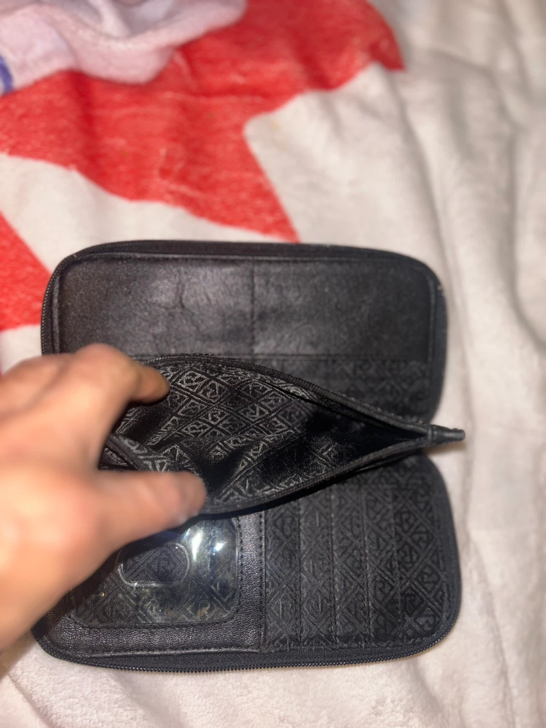 Relic Brand Black Zip-Around Wallet - photo 3