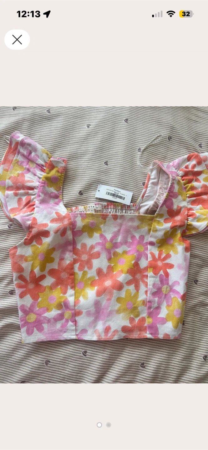 Finnleys Floral Ruffle Crop Top - photo 2