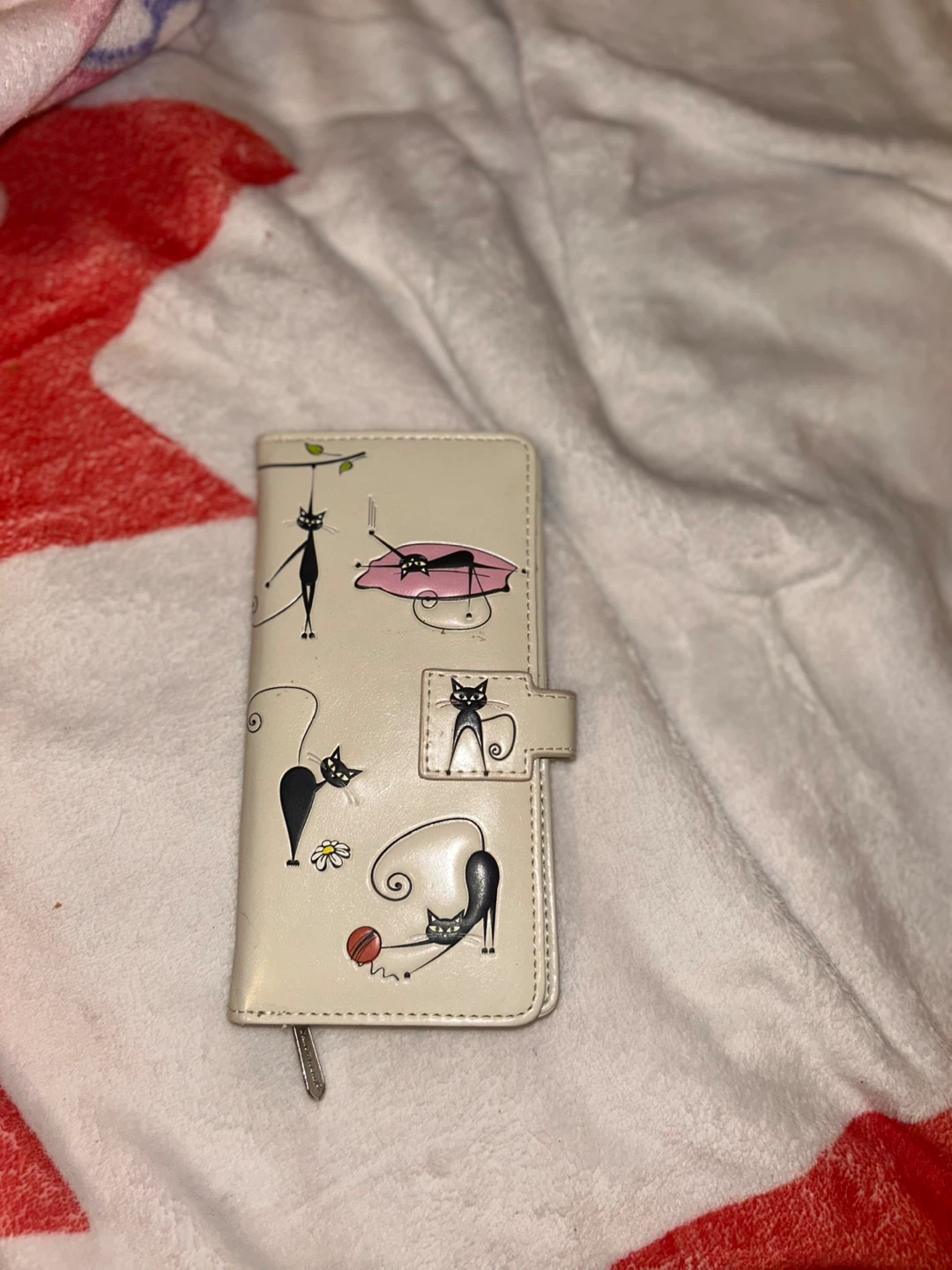Shag Wear Cat Print Wallet