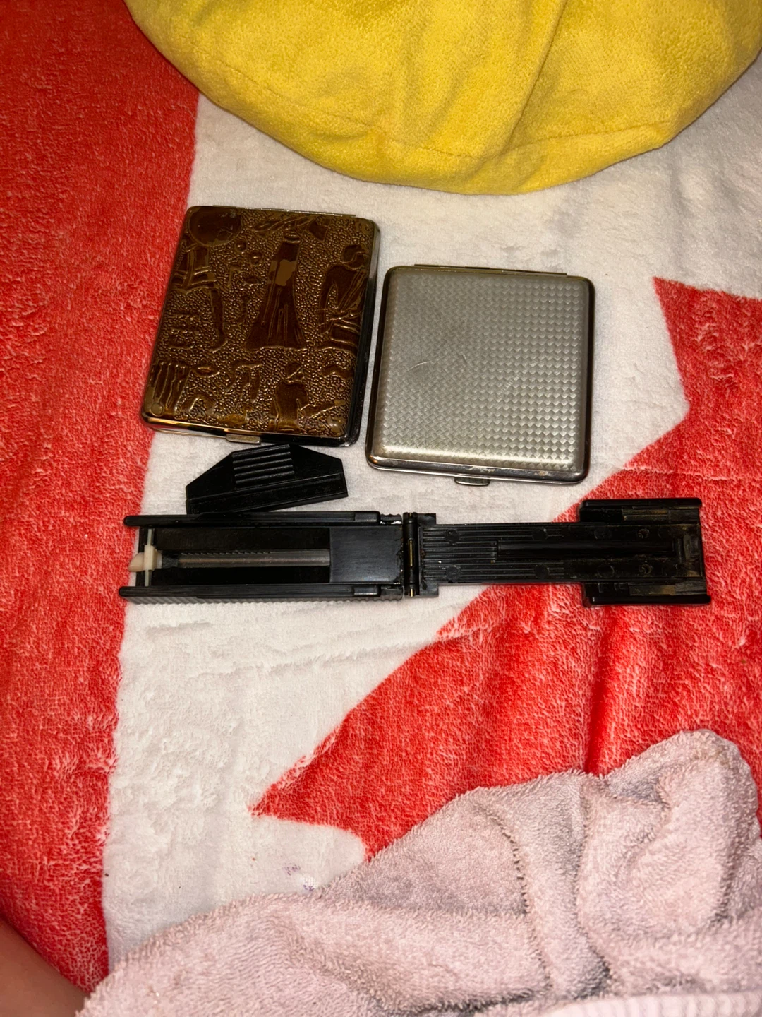 2 -Vintage Cigarette Cases and Escort Tool