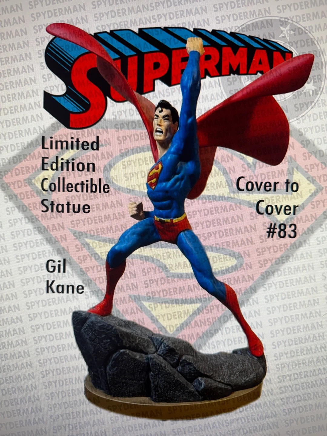 DC Direct Superman Cover to Cover Statue