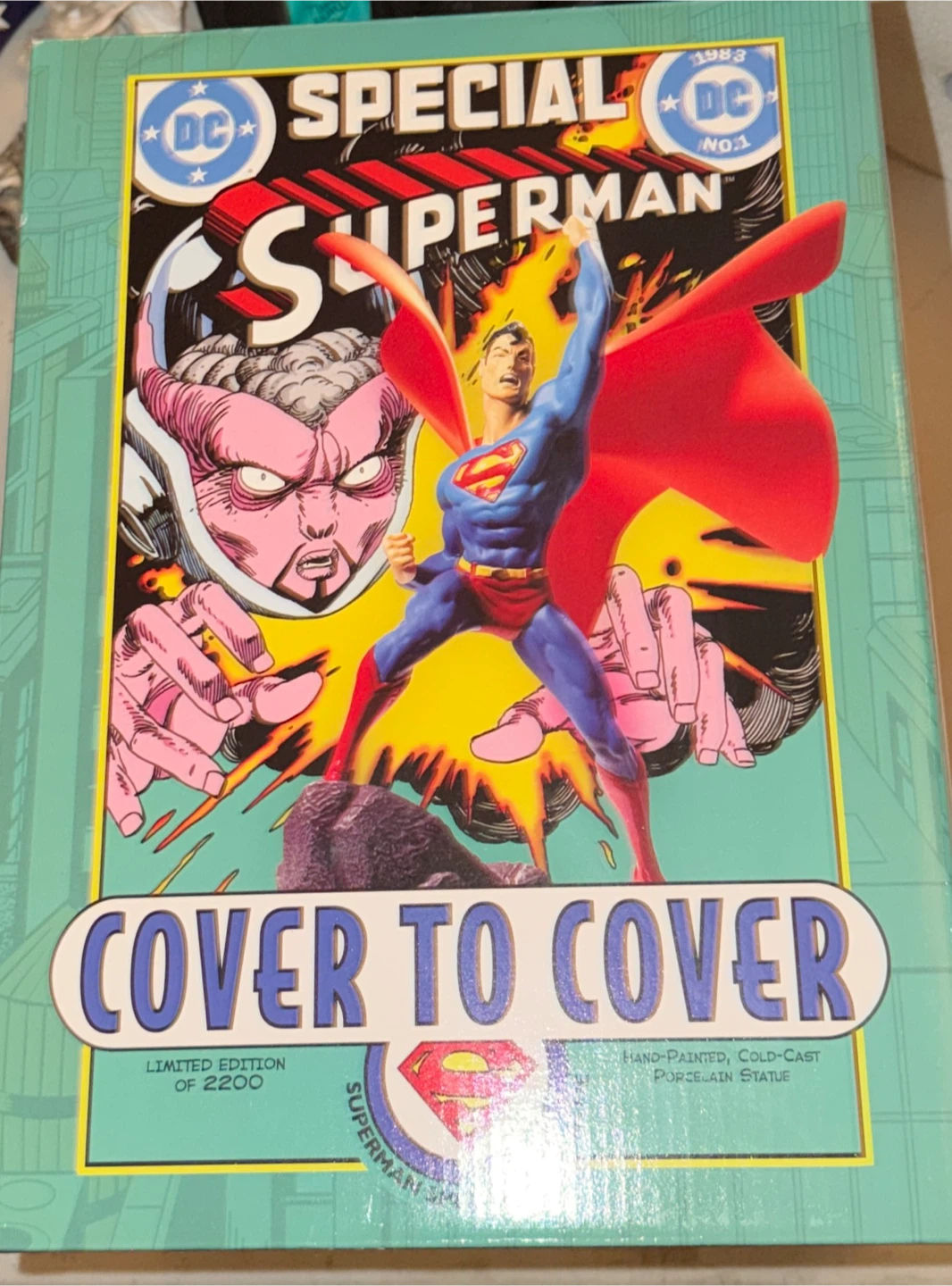 DC Direct Superman Cover to Cover Statue - photo 2