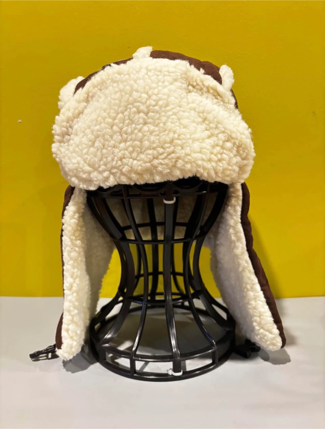 Brown Faux Shearling Trapper Hat - photo 5
