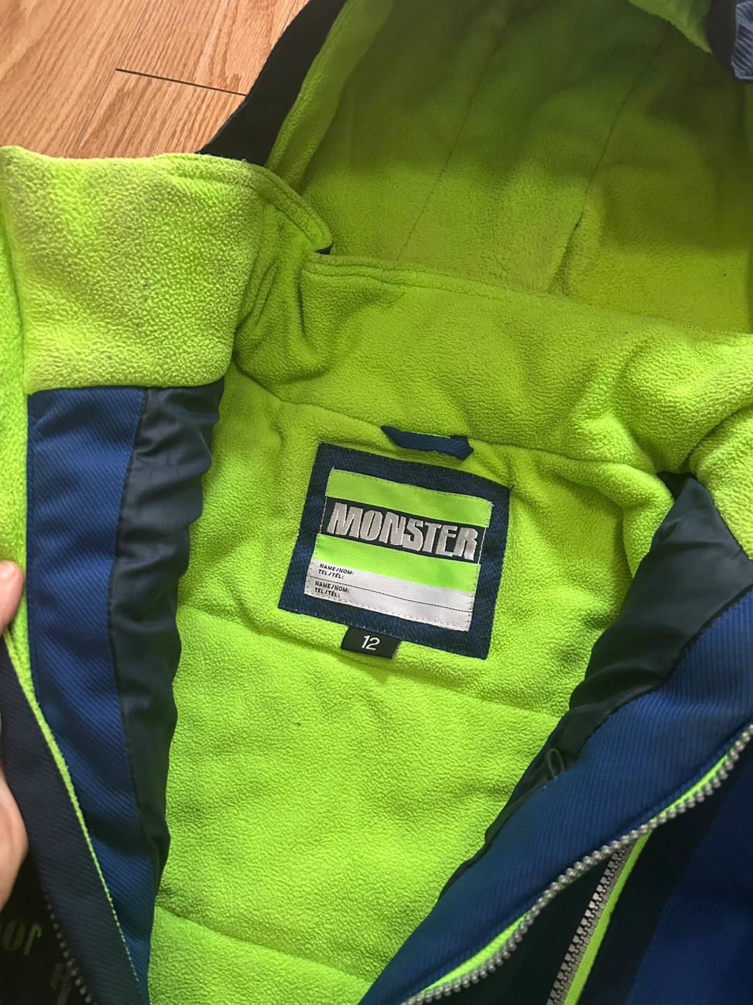 Monster Kids Winter Jacket - Size 12 - photo 3