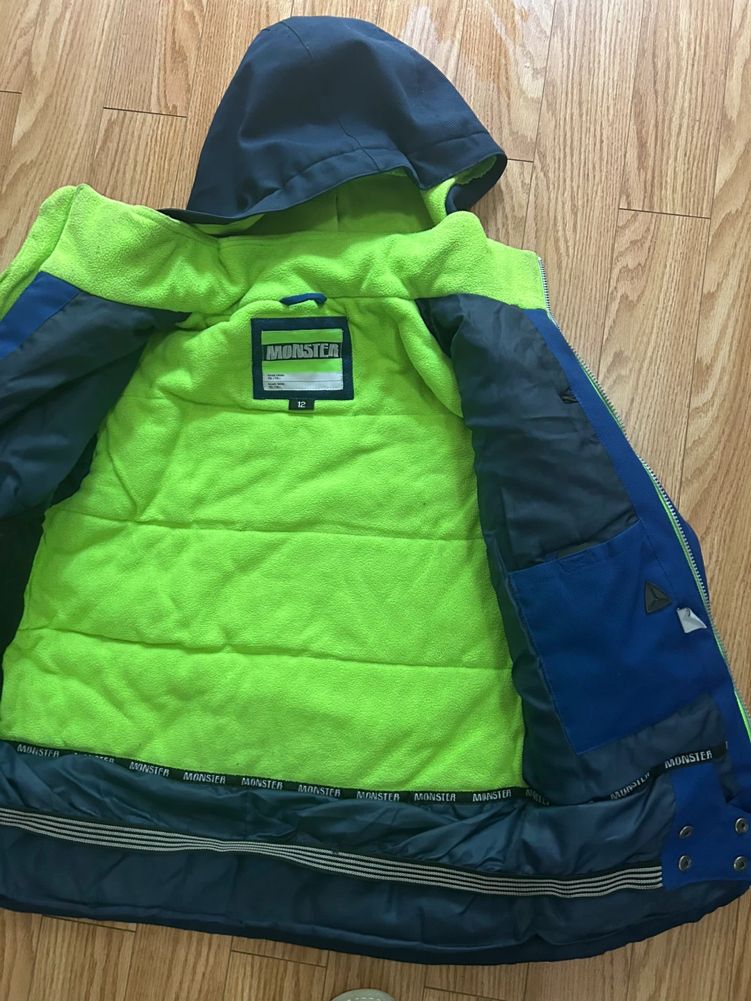 Monster Kids Winter Jacket - Size 12 - photo 5