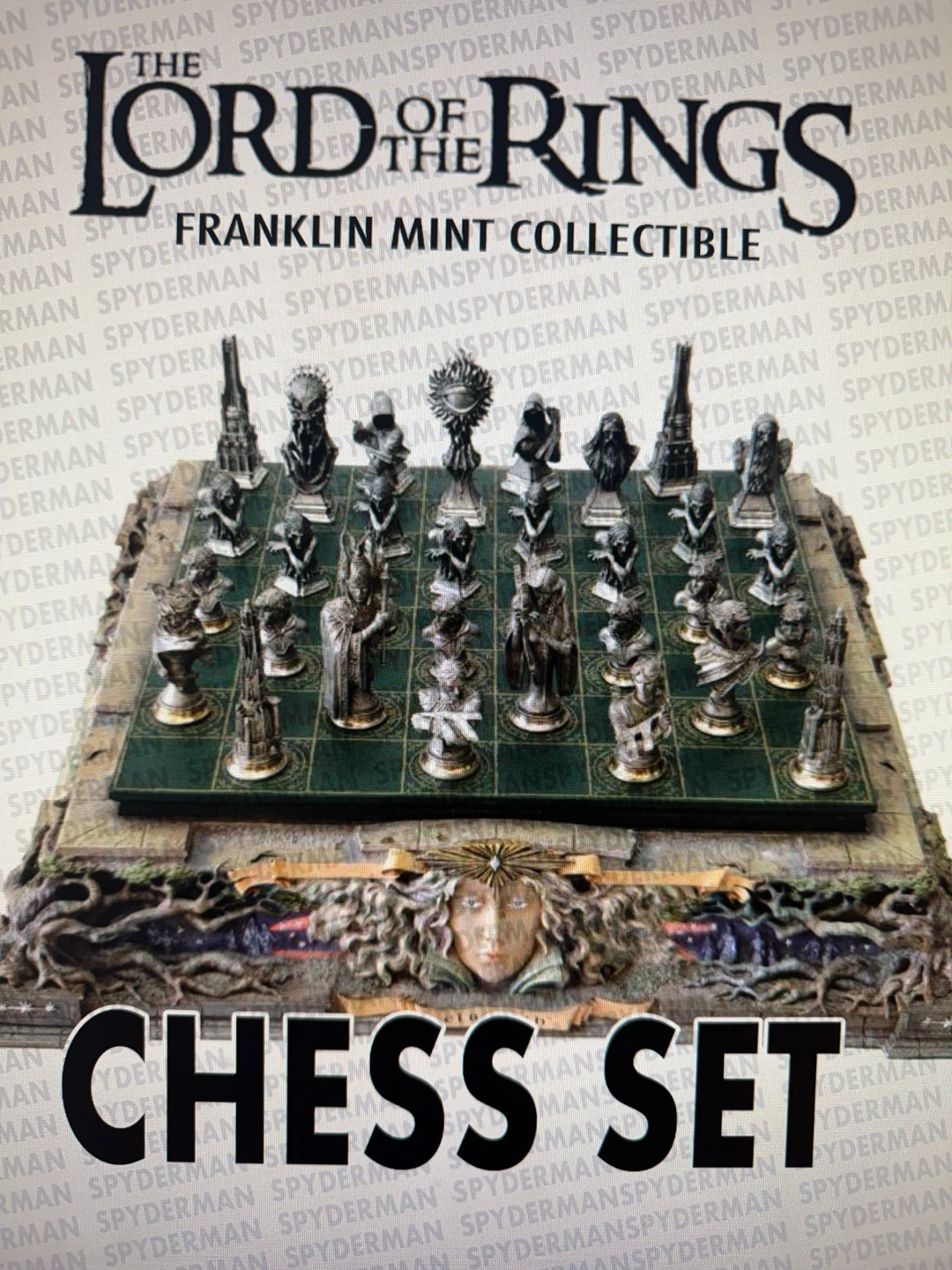 Lord of the Rings Franklin Mint Chess Set