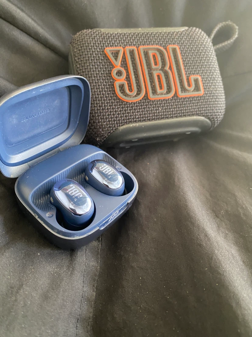 JBL Audio Bundle: Live Free 2 ANC Earbuds + GO 5 Speaker⁠ (5