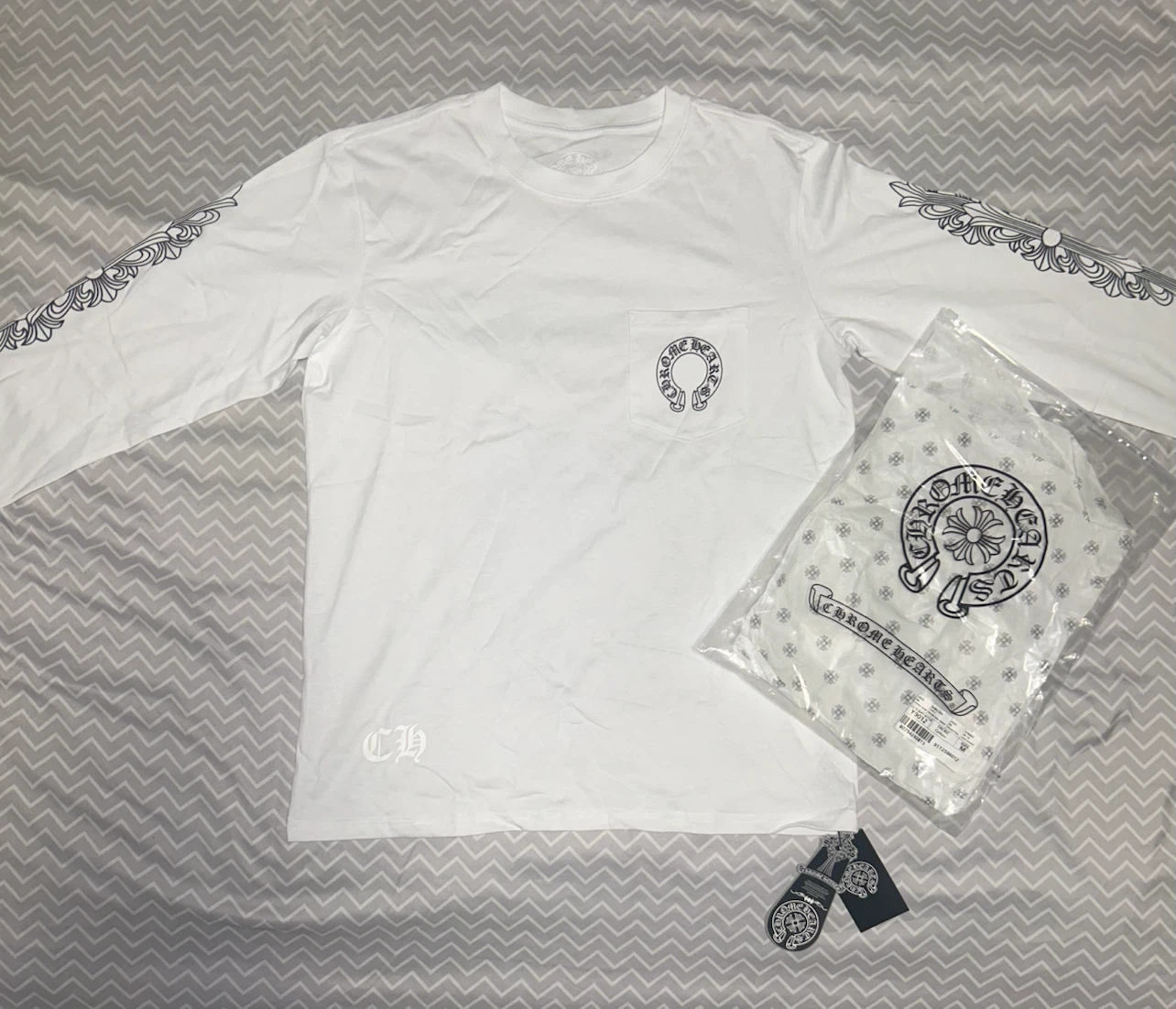 Chrome Hearts Long Sleeve T-Shirt White