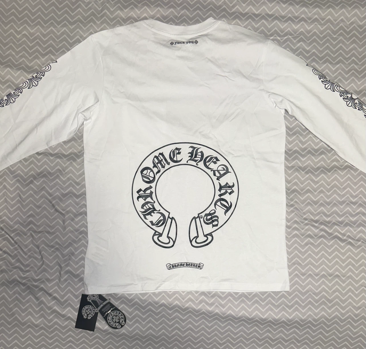 Chrome Hearts Long Sleeve T-Shirt White - photo 3
