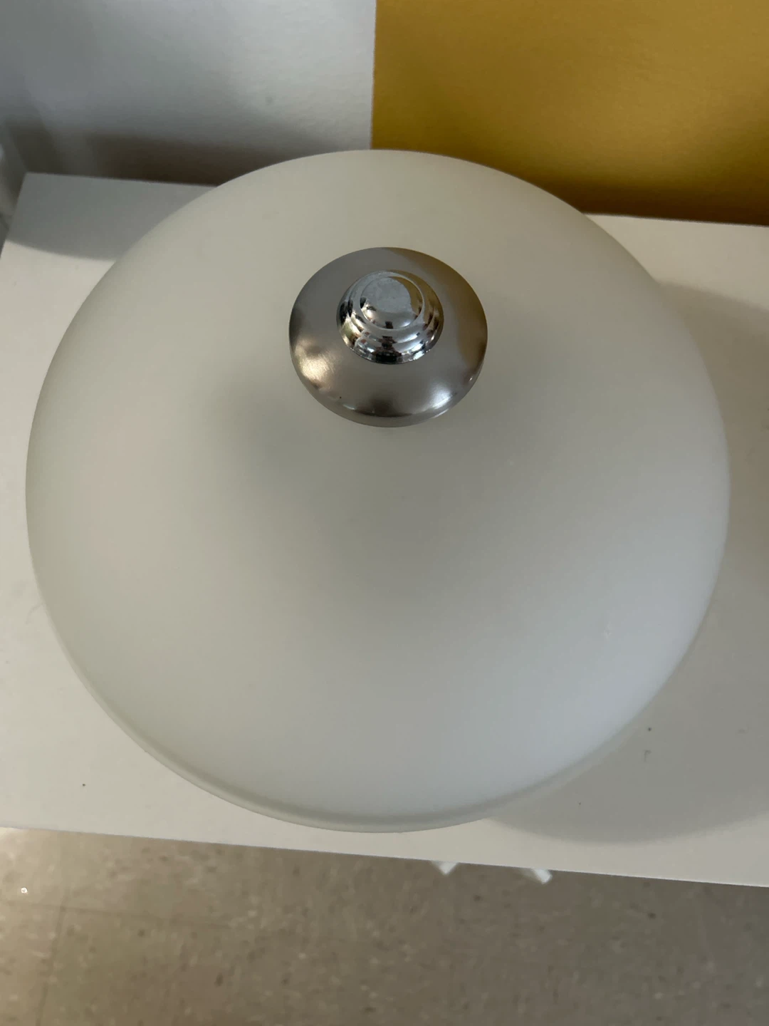 Globe Electric Frosted Glass Flush Mount Ceiling Light