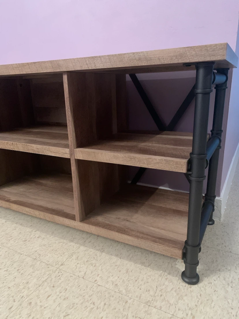 Industrial Pipe TV Stand - photo 2