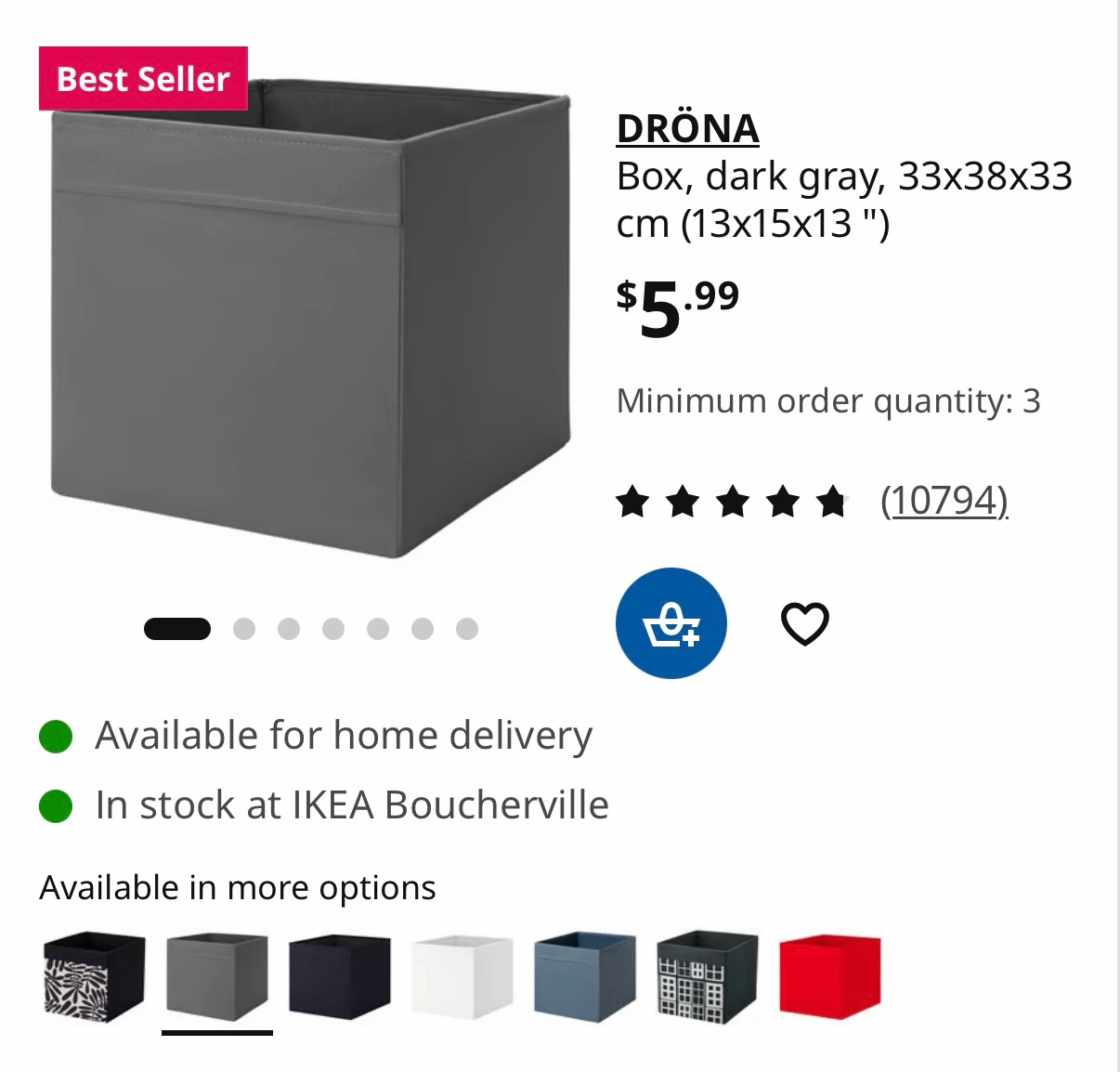 IKEA KALLAX Shelf Unit with DRONA Boxes - photo 3