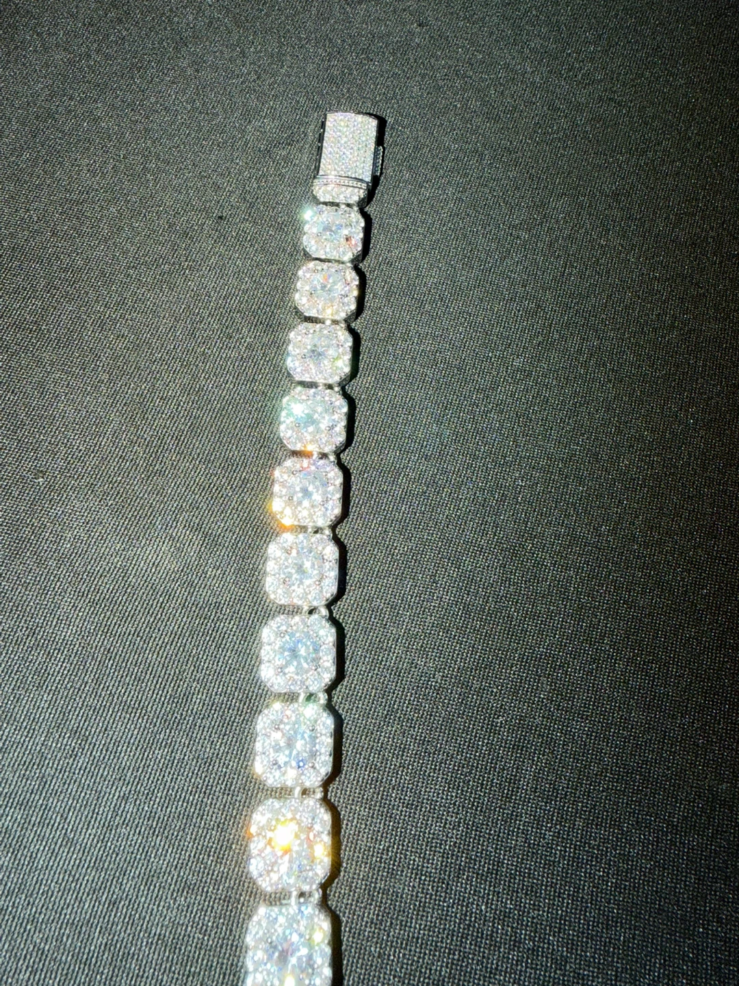 Cubic Zirconia silver tone  Tennis Necklace - photo 3