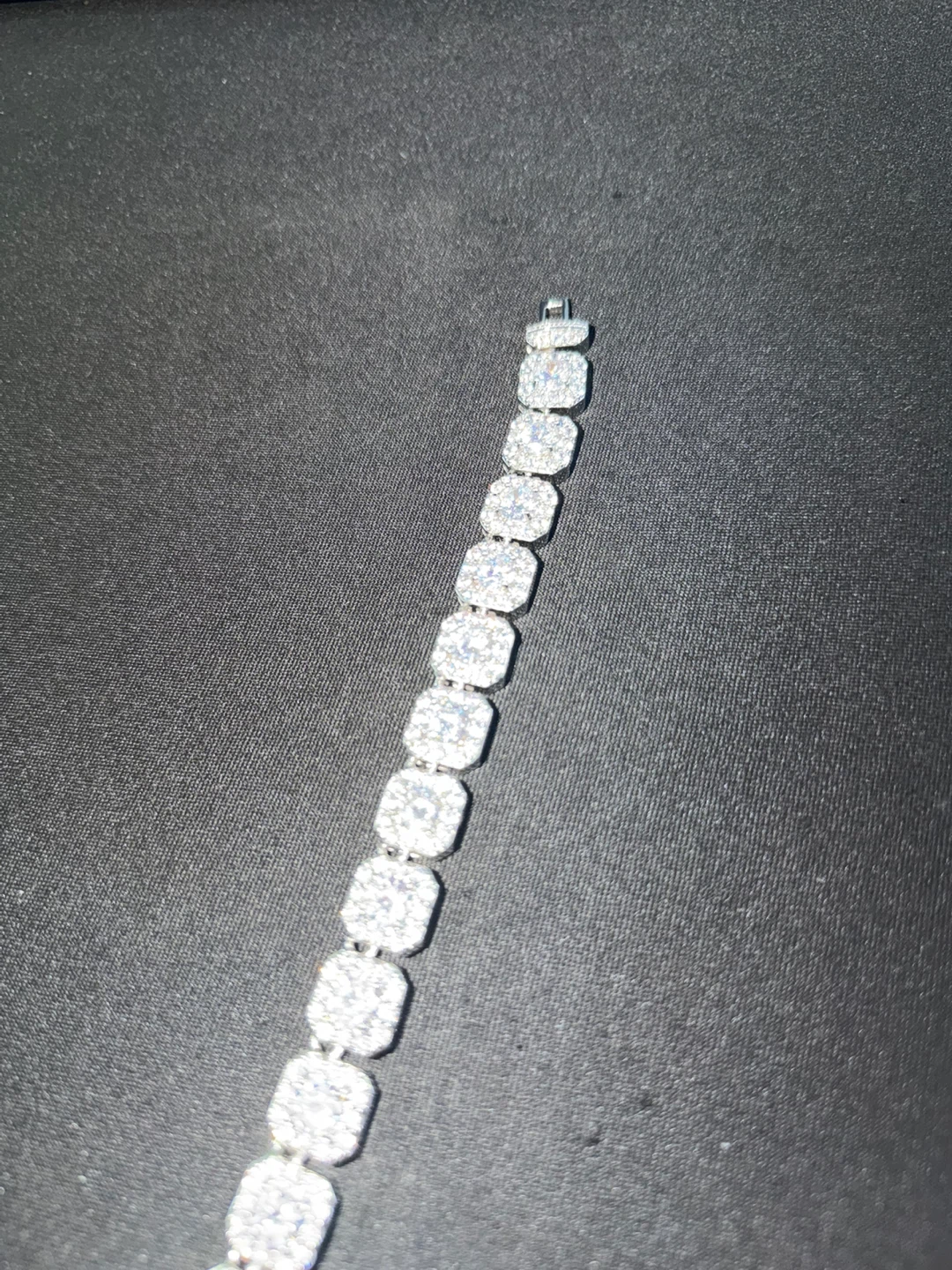 Cubic Zirconia silver tone  Tennis Necklace - photo 4