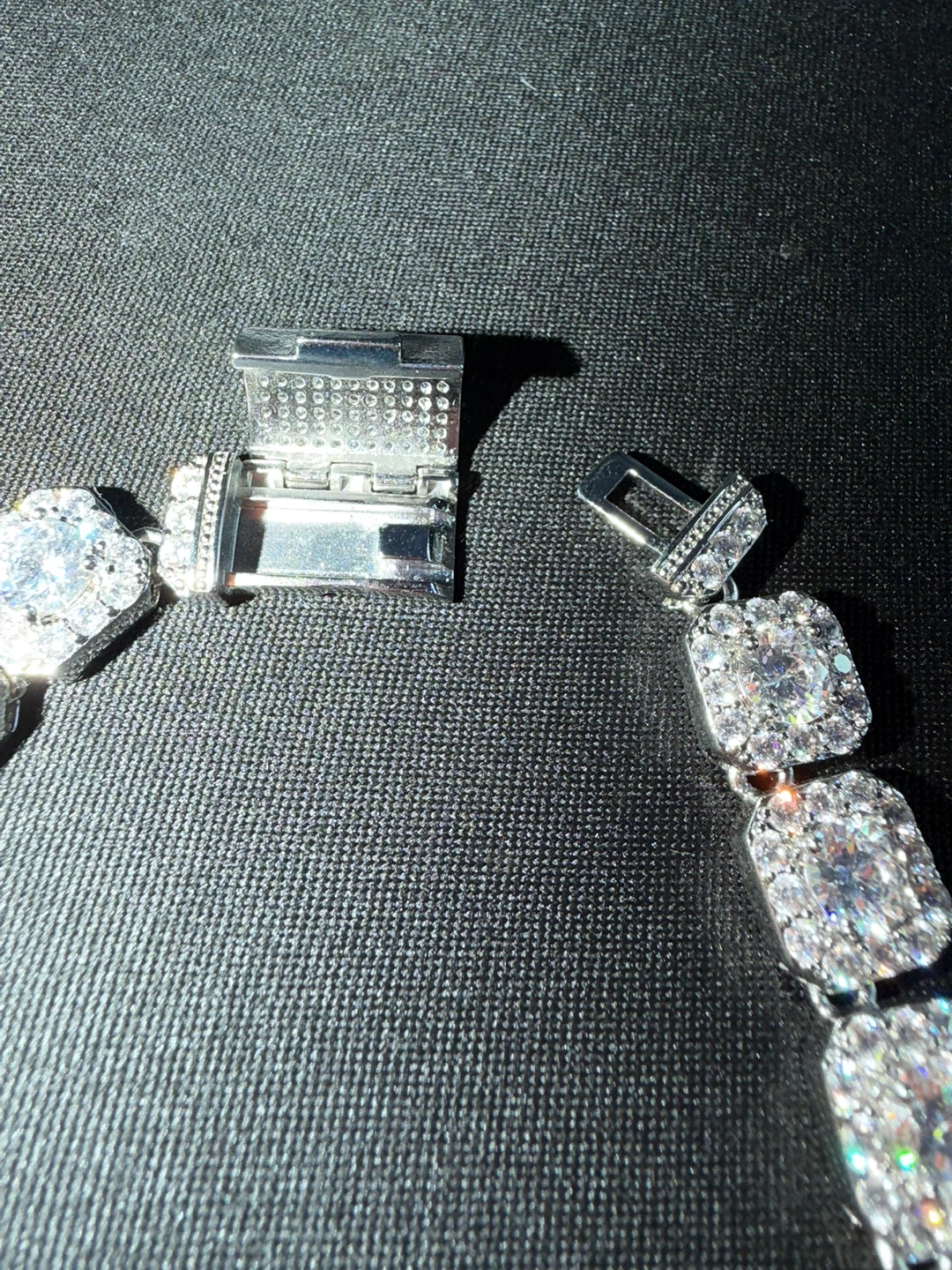 Cubic Zirconia silver tone  Tennis Necklace - photo 5
