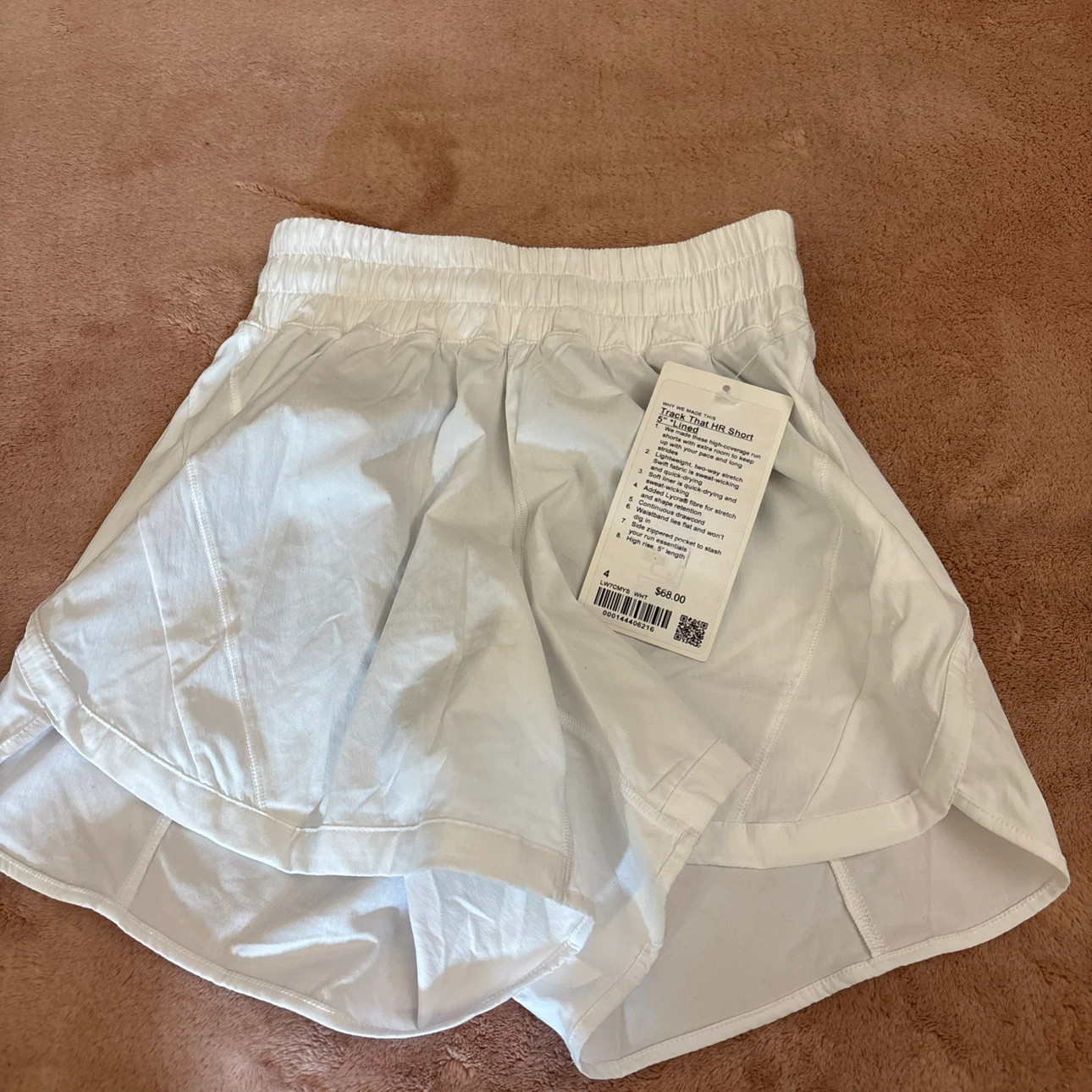 Lululemon Track That HR Short 5" White