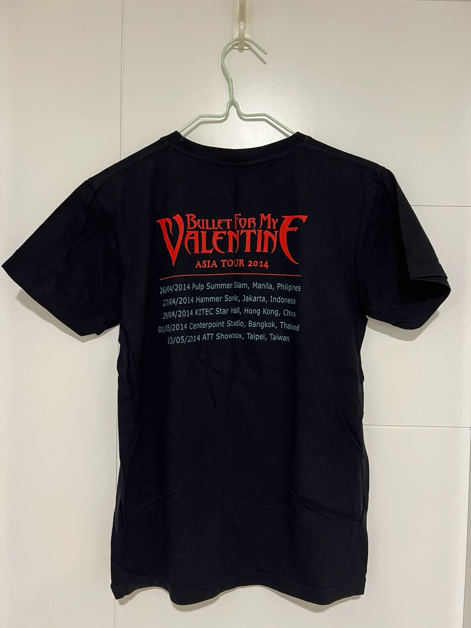Bullet For My Valentine 2014 Tour T-Shirt - photo 2