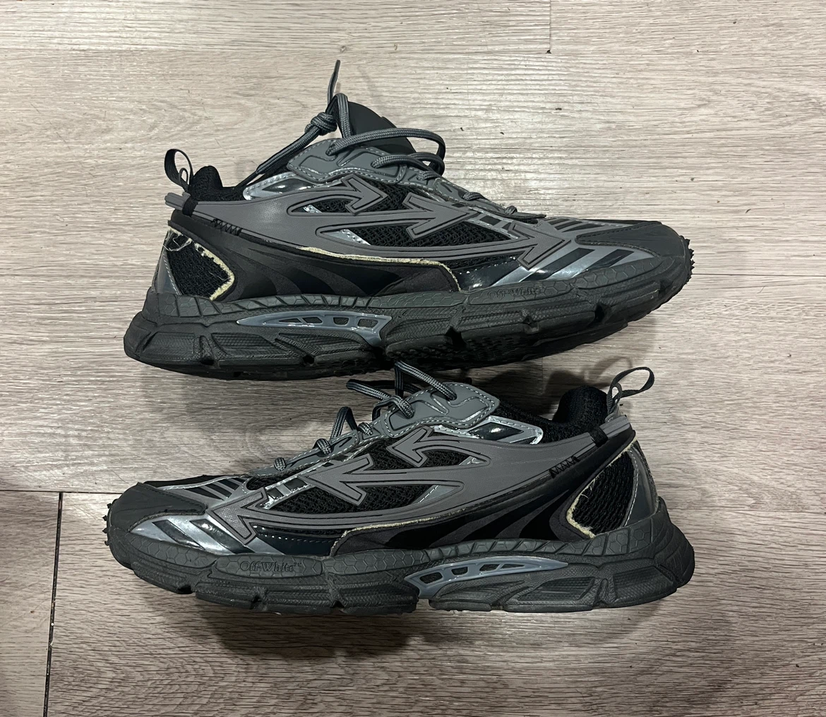 Off-White Sneakers Black and Grey - photo 2