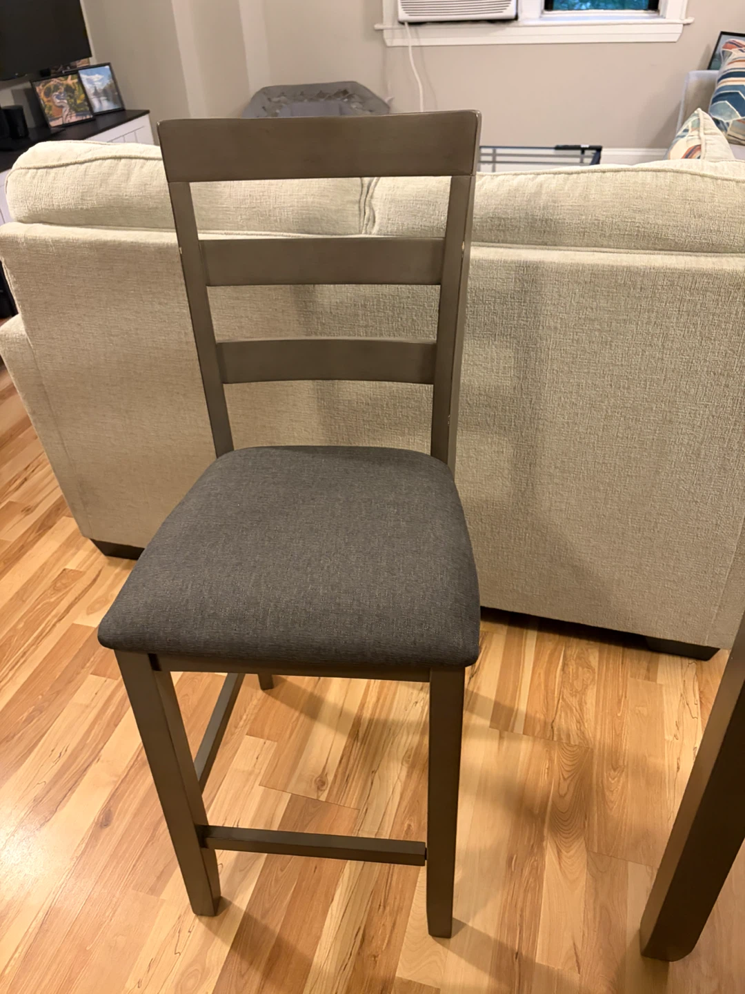 Gray Dining Table Set with 4 Chairs - photo 5