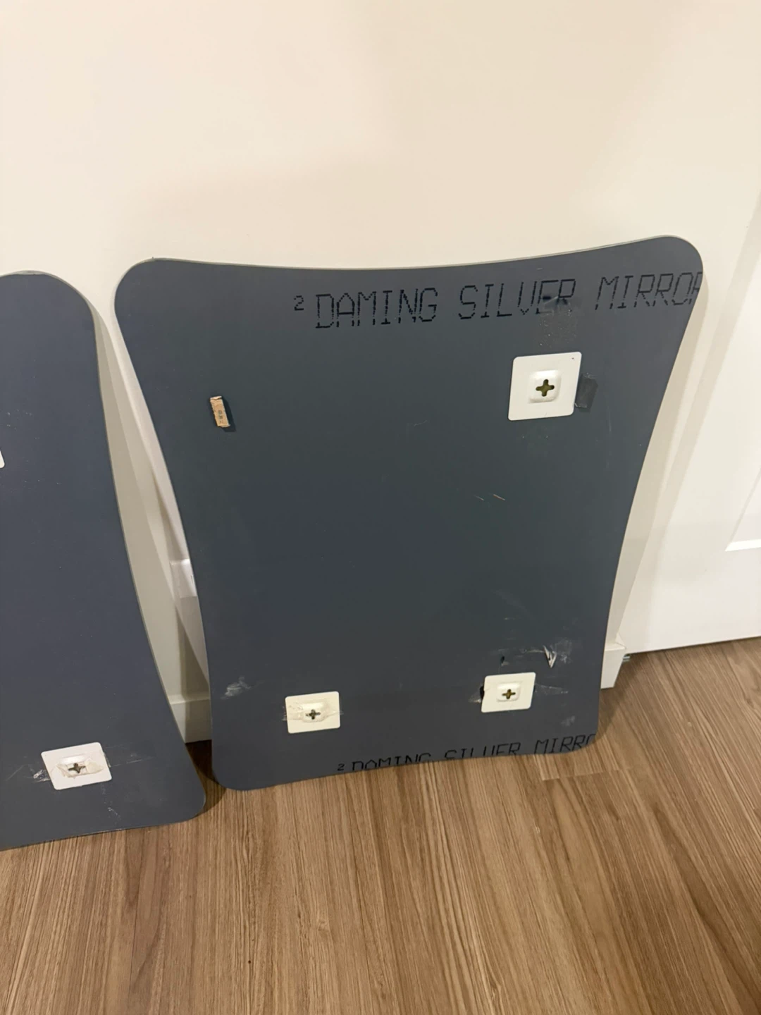 Set of 2 Domino Silver Mirrors - photo 5