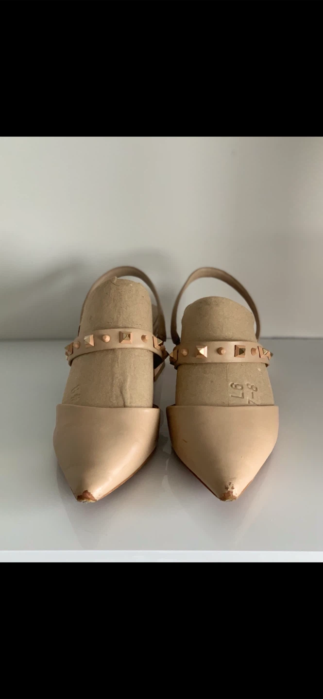 ALDO Flex-Nude Studded Slingback Heels - photo 2