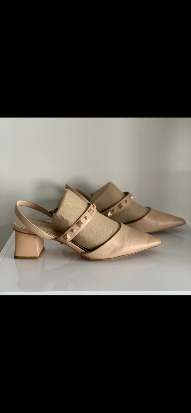 ALDO Flex-Nude Studded Slingback Heels - photo 3