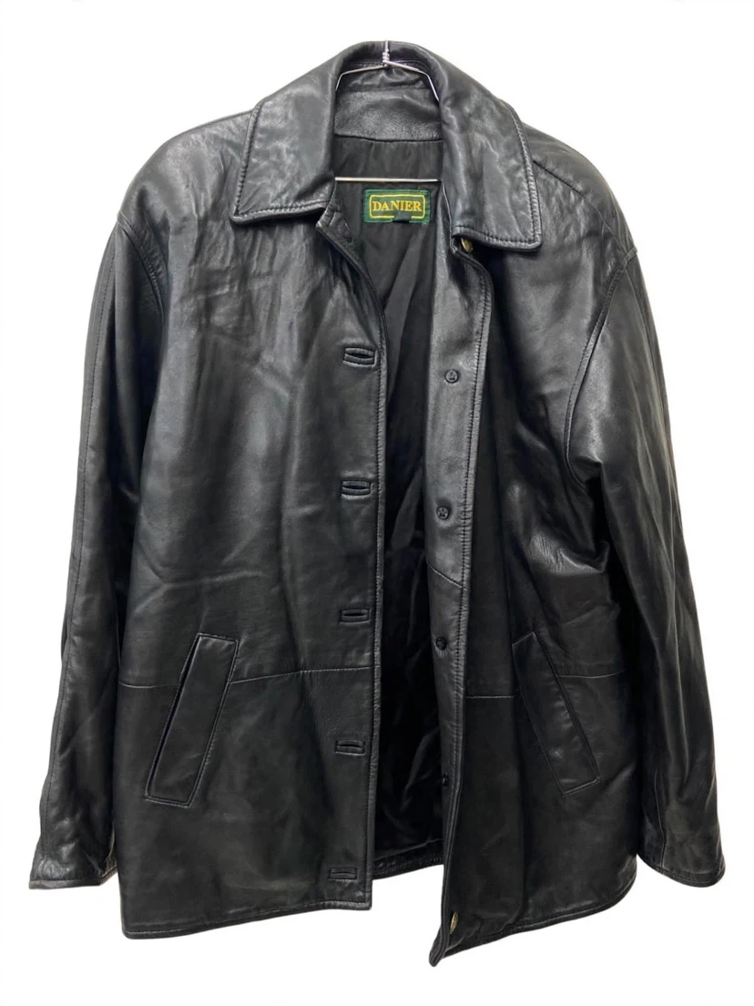 Danier Black Leather Jacket