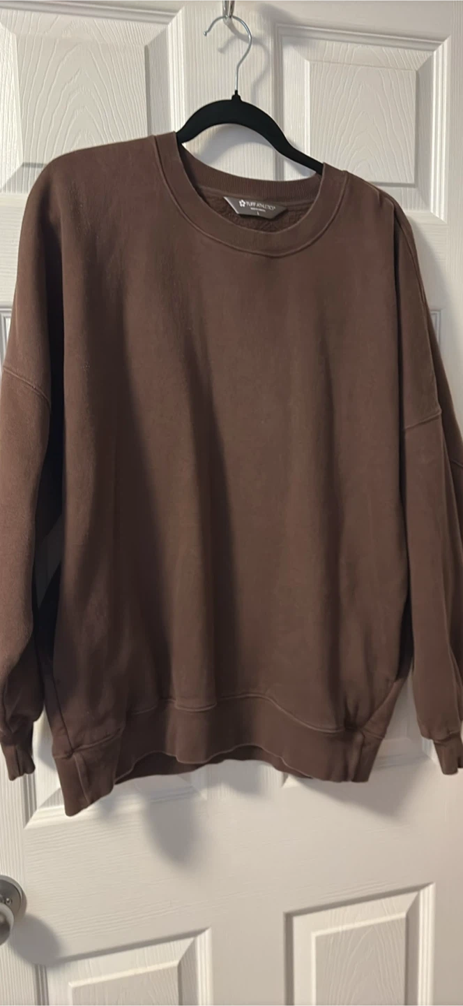 Tuff Athletics Brown Crewneck Sweatshirt