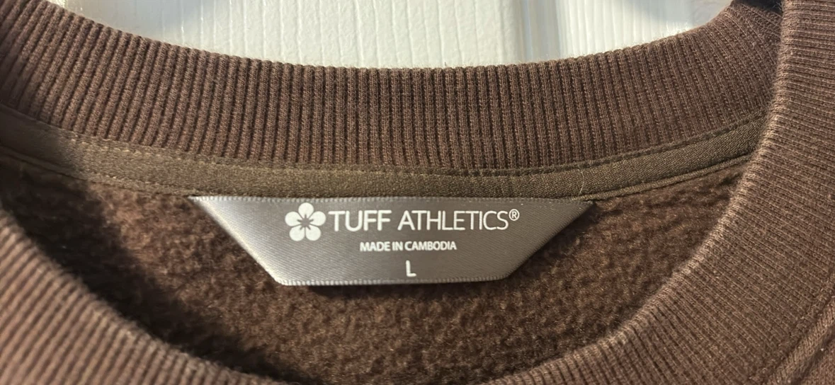 Tuff Athletics Brown Crewneck Sweatshirt - photo 3