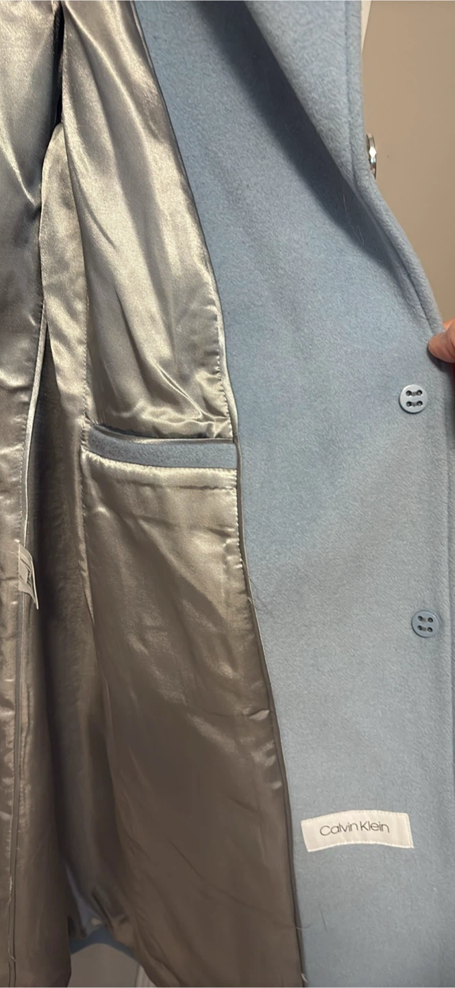 Calvin Klein Light Blue Coat - photo 4