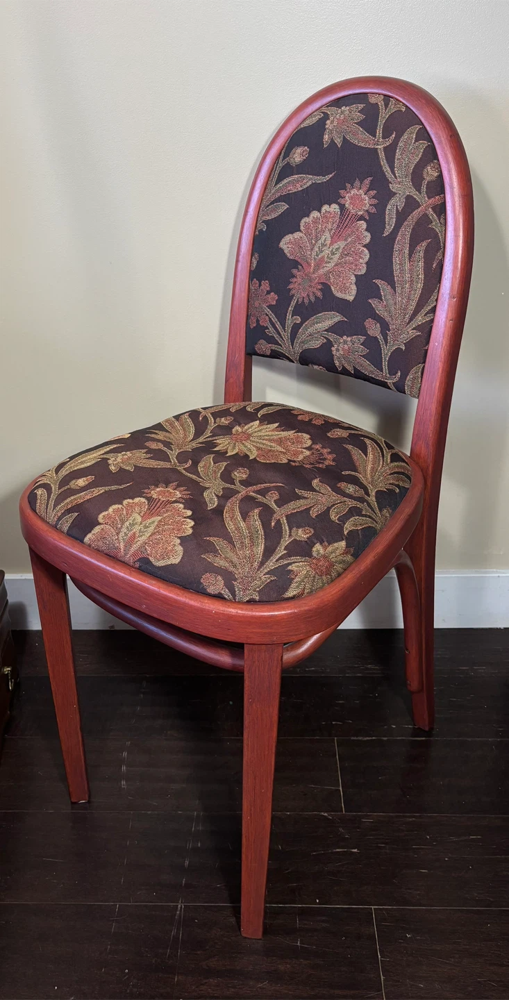 Antique J&J Kohn Bentwood Parlor Chair Toronto Label 1952 - photo 2