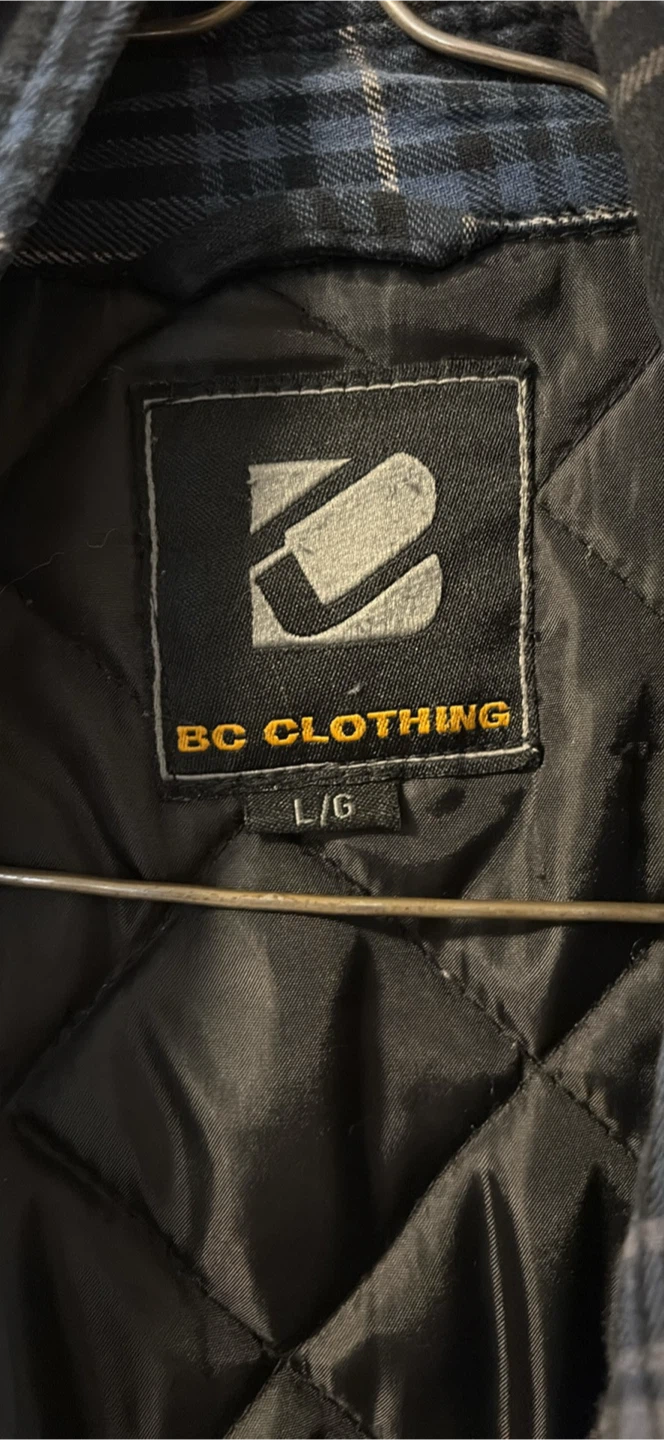 BC Clothing Quilted Flannel Shirt Jacket - photo 2