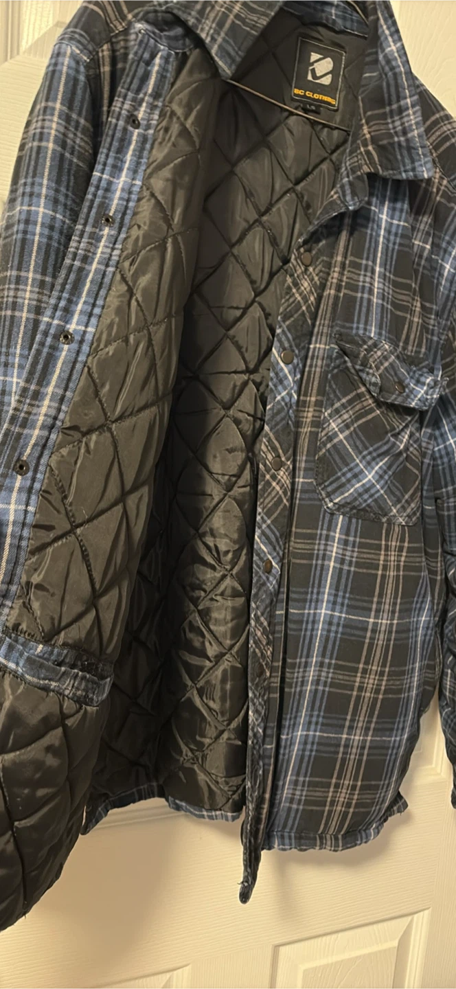 BC Clothing Quilted Flannel Shirt Jacket - photo 4