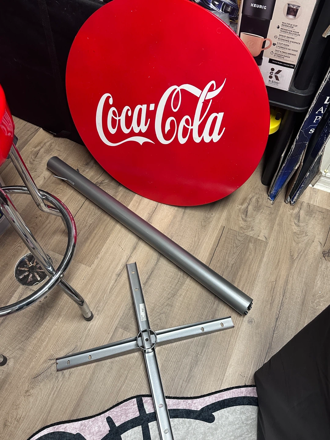 Coca-Cola Logo Bar Stools