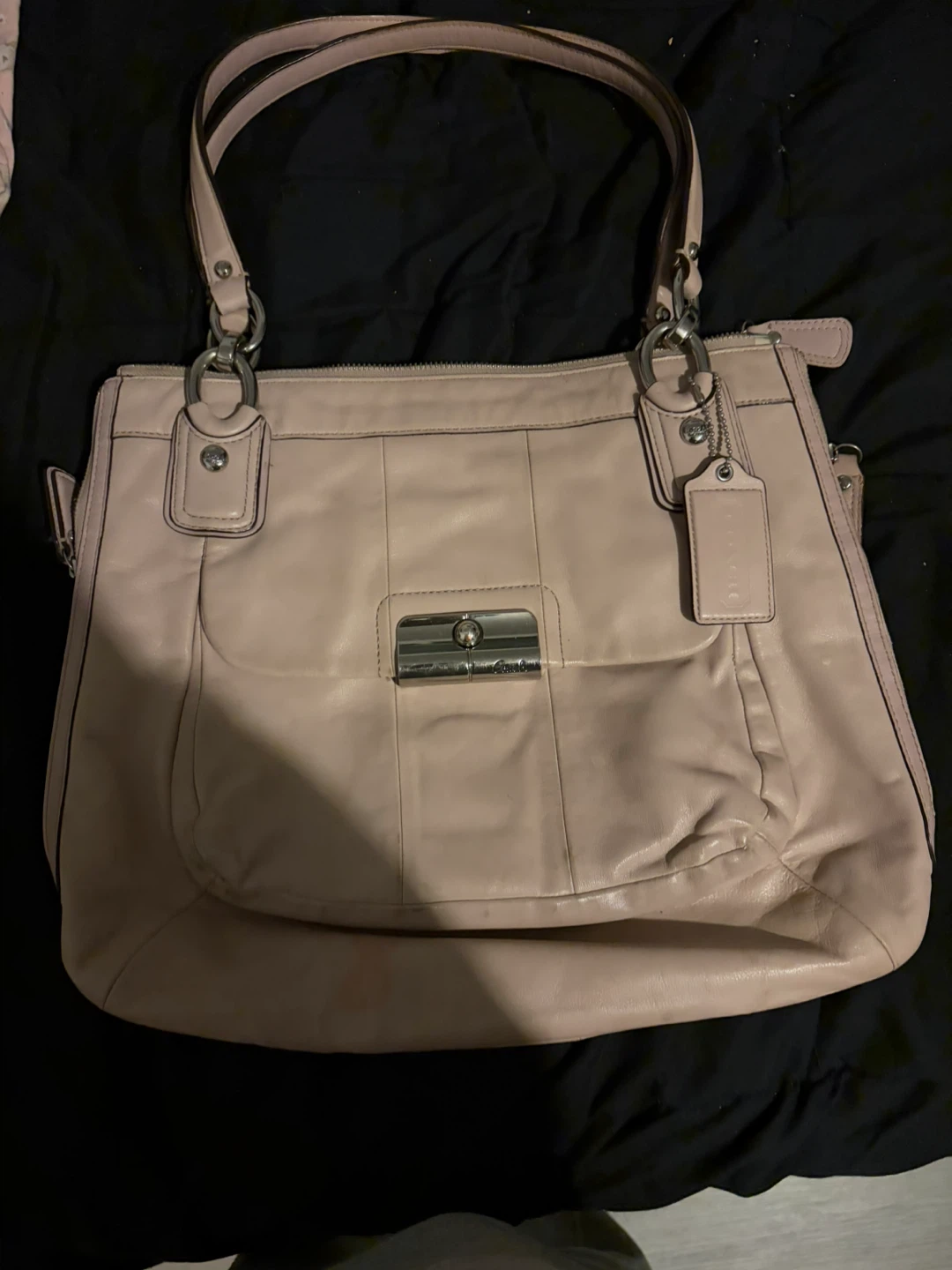 Coach Leather Shoulder Bag