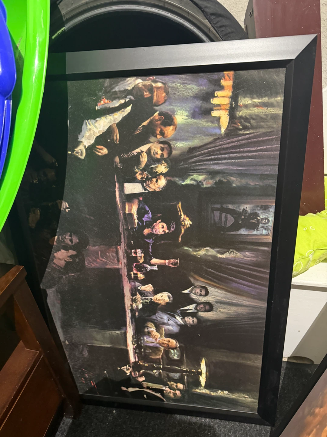 Framed Iconic Movie Mobsters Wall Art