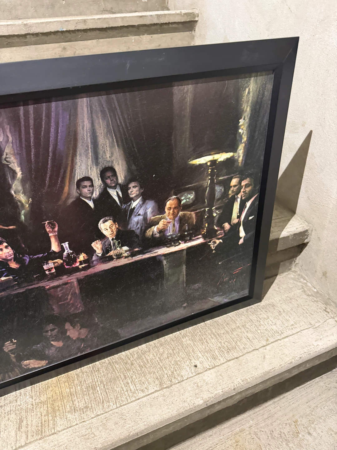Framed Iconic Movie Mobsters Wall Art - photo 3
