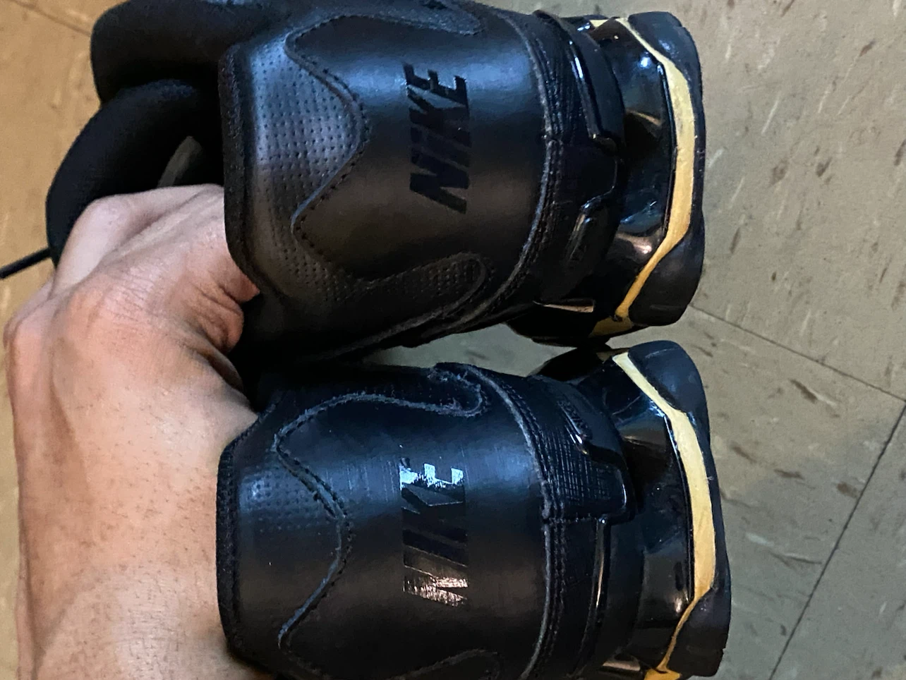 Nike Training Black and Gold Sneakers - photo 5