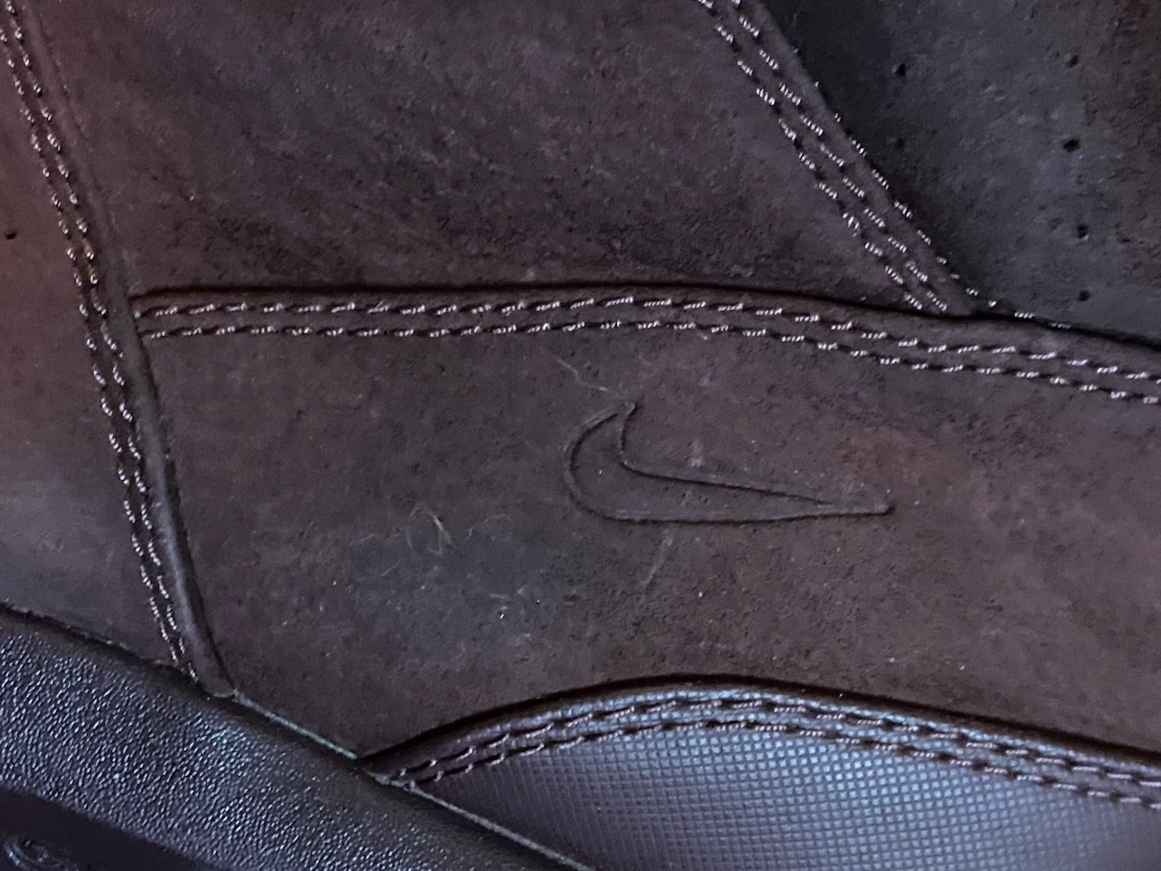 Nike ACG burgundy Suede boots - photo 4