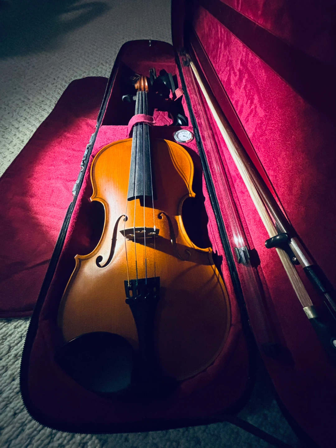 Carlton CVN100 4/4 Violin + Suzuki Vol 1-3 & More