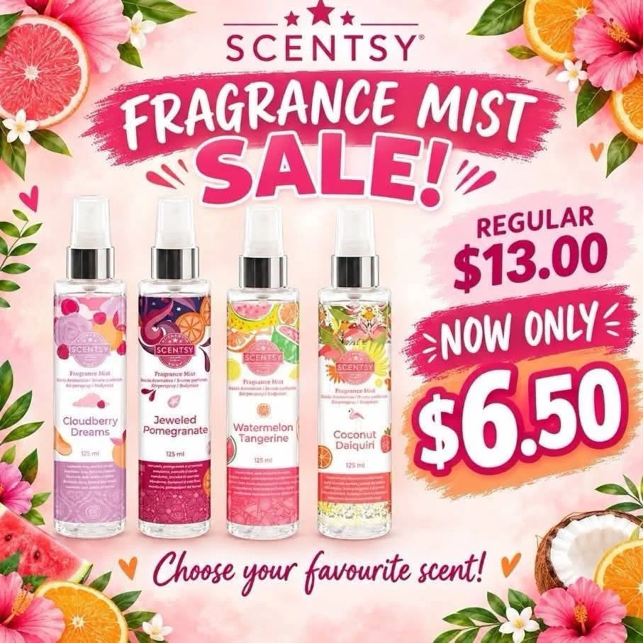 Scentsy Body Spray Sale