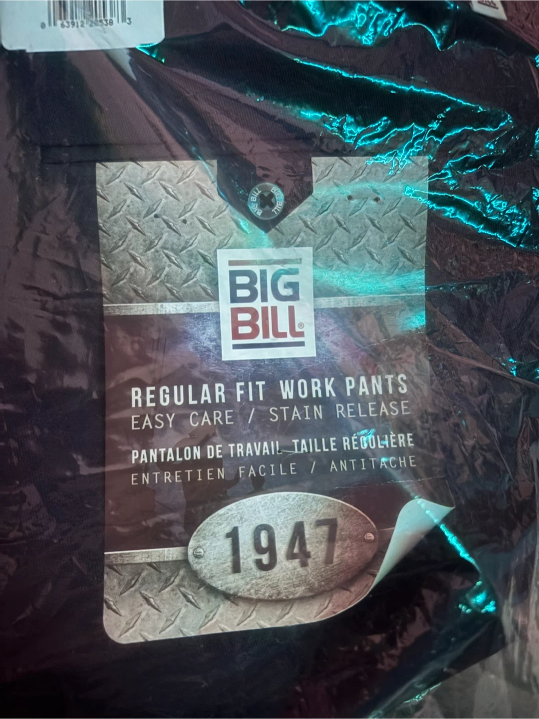 Big Bill 1947 Regular Fit Work Pants - Navy, 38x34 - photo 4
