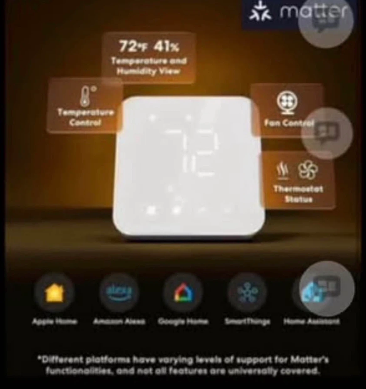 Meross Matter Smart Wi-Fi Thermostat - photo 2
