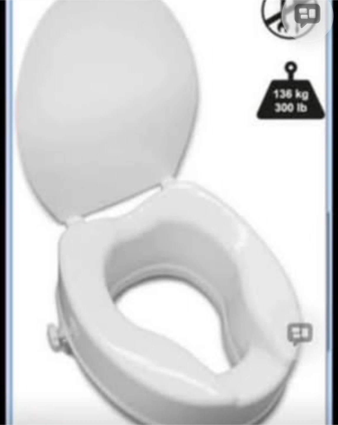 Raised Toilet Seat