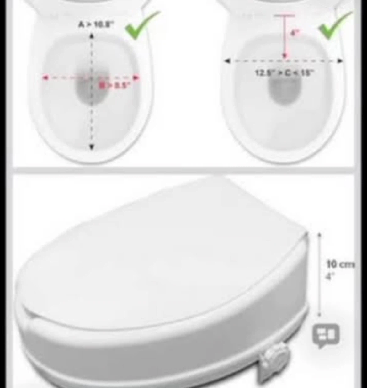Raised Toilet Seat - photo 4