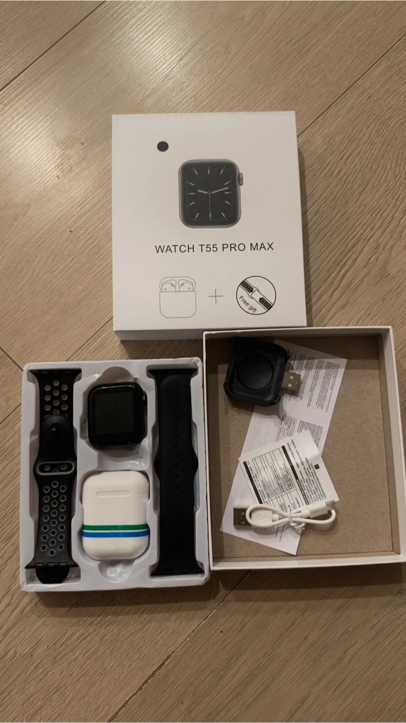 T55 Pro Max Smart Watch and Earbud Set