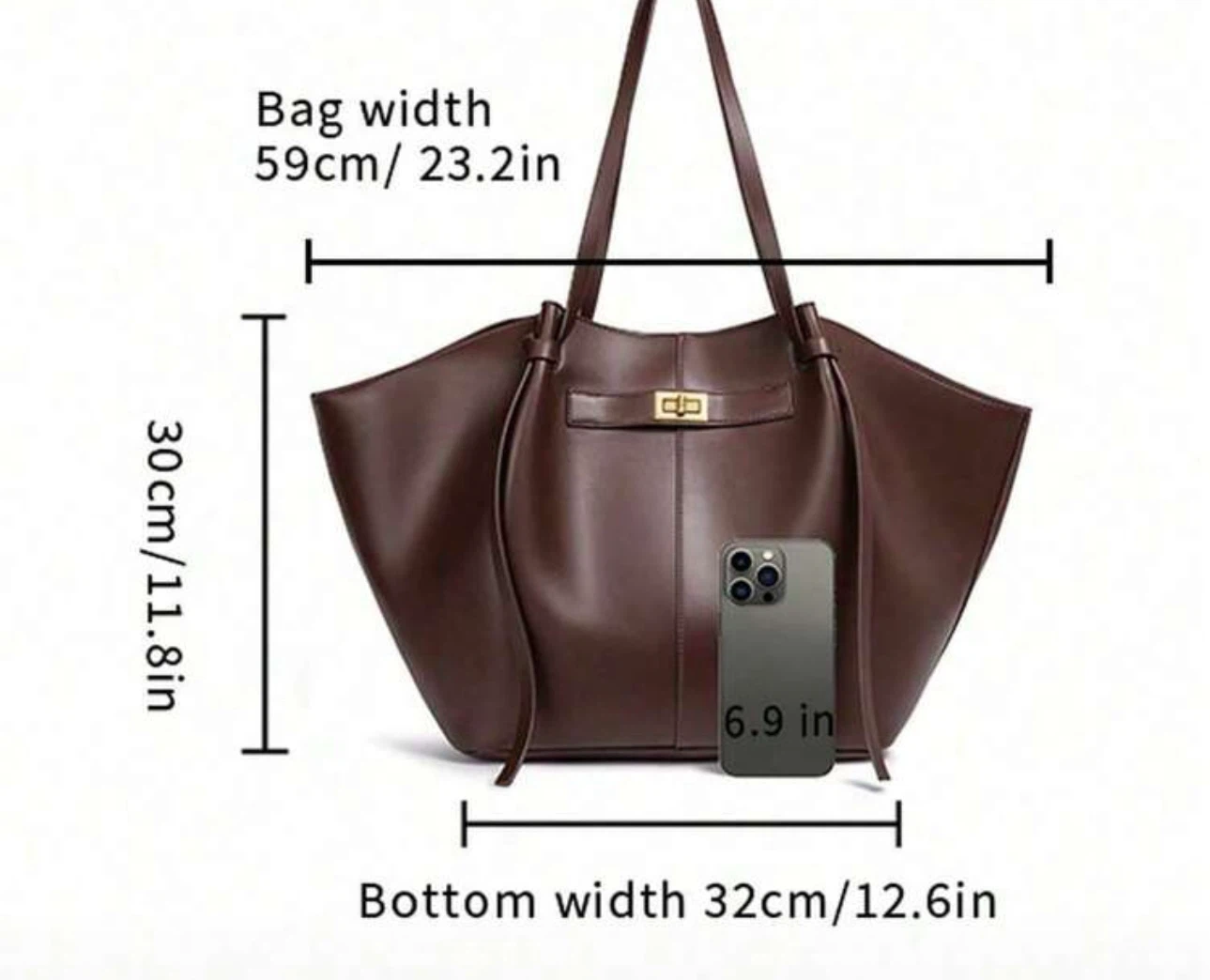 Brown Leather Handbag – Classic & Stylish - photo 2