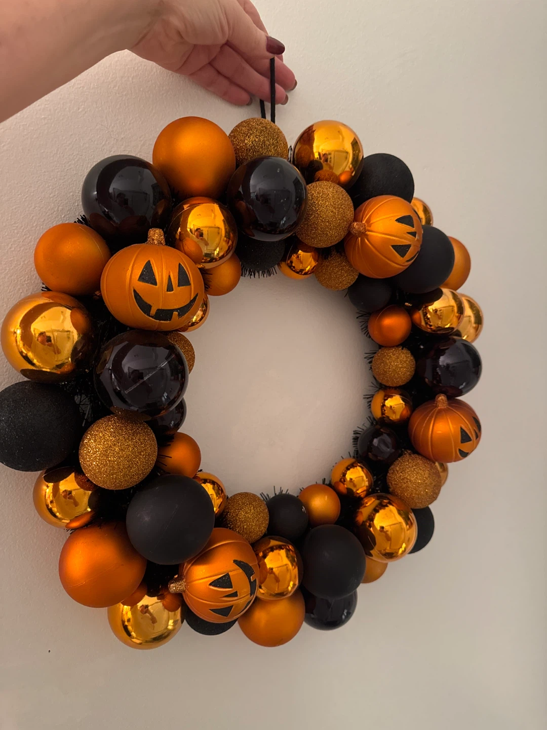Halloween Ornament Wreath